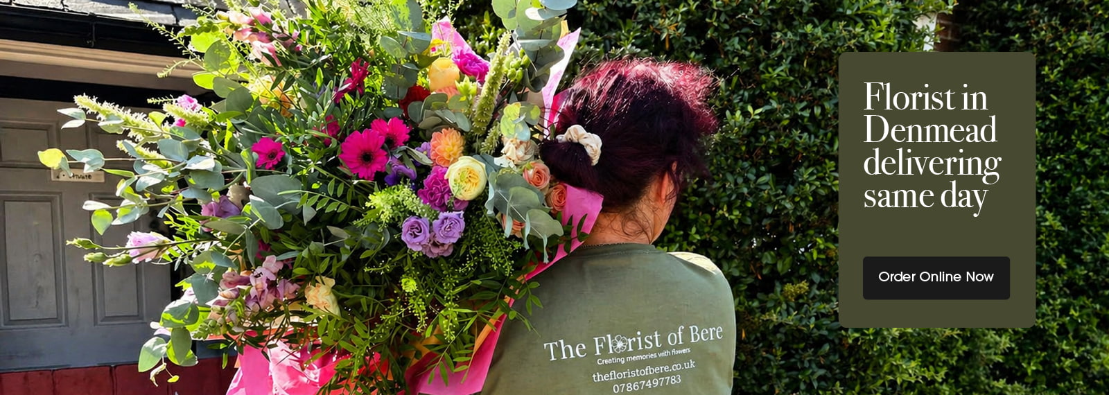 Seasonal bouquets from The Florist Of Bere in Denmead offering same-day delivery