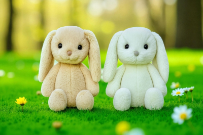 25cm Cuddly Bunny - Adorable 25cm rabbit with floppy ears, perfect for newborns and suitable for all occasions. A cuddly and thoughtful gift for any special moment.