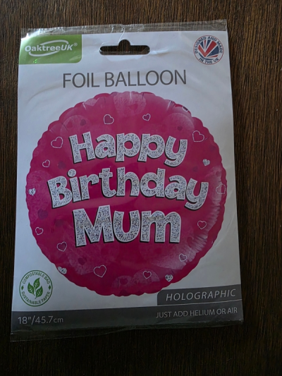 Happy birthday Mum - Our foil balloons bring a gleaming accent to any celebration. Available in a range of colours, shapes, and sentiments, they pair beautifully with floral tributes, gift boxes, or table centrepieces. Whether marking a milestone or sending love from afar, these balloons offer a lasting impression with elegant flair