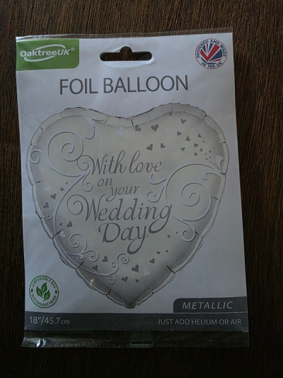 Wedding balloon - Our foil balloons bring a gleaming accent to any celebration. Available in a range of colours, shapes, and sentiments, they pair beautifully with floral tributes, gift boxes, or table centrepieces. Whether marking a milestone or sending love from afar, these balloons offer a lasting impression with elegant flair